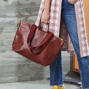 Clare V Le Zip Sac - Mahogany
